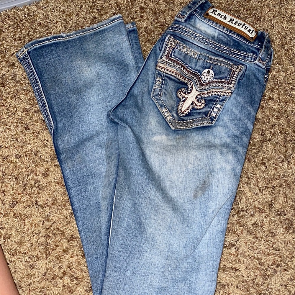 Women’s rock revival bootcut jeans